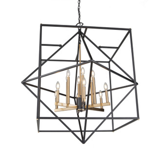 Artcraft - AC11202 - One Light Pendant - Artistry - Matte Black & Polished Nickel