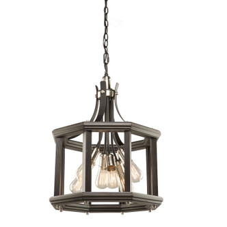 Artcraft - AC11226BN - Six Light Chandelier - Sandalwood - Brushed Nickel