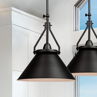 Brydon One Light Sconce/Pendant (AC11242BK)