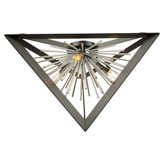Sunburst Three Light Flush Mount (AC11442CH)