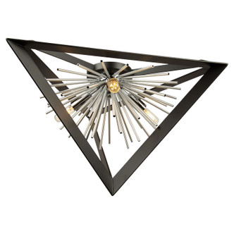 Sunburst Three Light Flush Mount (AC11442CH)