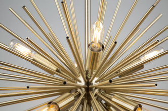 Sunburst Eight Light Chandelier (AC11443)