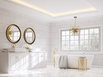 Sunburst Eight Light Chandelier (AC11443)