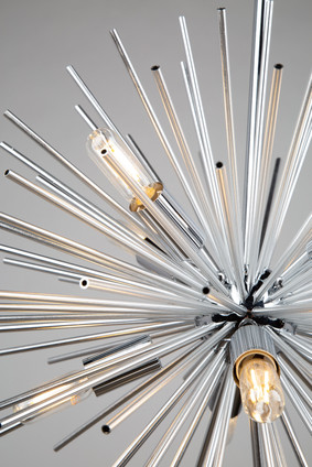 Sunburst Eight Light Chandelier (AC11443CH)