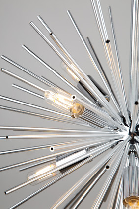 Sunburst Eight Light Chandelier (AC11443CH)