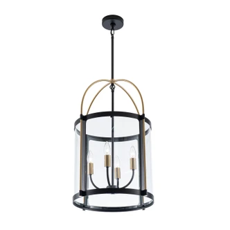 Verre incolore Four Light Pendant (AC11515BB)