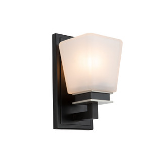 Artcraft - AC11611BN - One Light Wall Sconce - Bridgetown - Black & Harvest Brass