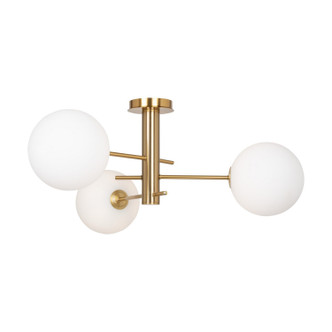 Aurelia Three Light Semi-Flush Mount (AC11763BR)