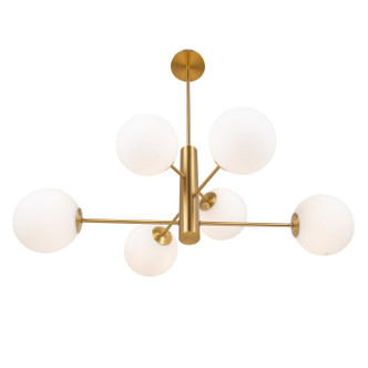 Aurelia Six Light Chandelier (AC11765BR)