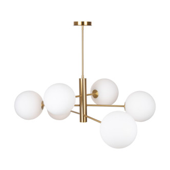 Aurelia Six Light Chandelier (AC11766BR)