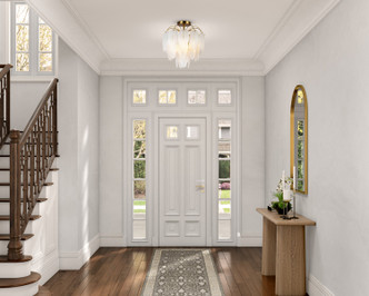 Alessia Four Light Semi-Flush Mount (AC11785BR)