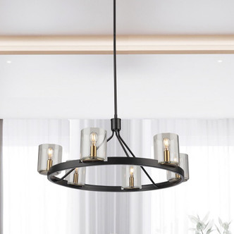 Salinas Six Light Chandelier (AC11826BB)