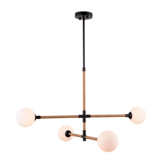 Capilano Four Light Chandelier (AC11844BK)