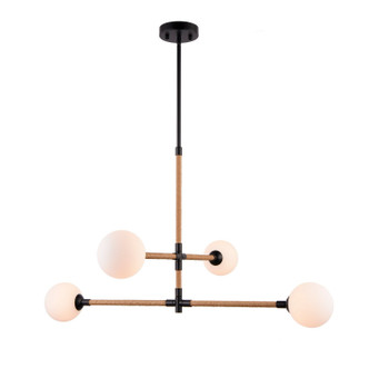 Capilano Four Light Chandelier (AC11844BK)