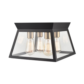 Lucian Four Light Flushmount (AC11853BK)