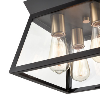 Lucian Four Light Flushmount (AC11853BK)