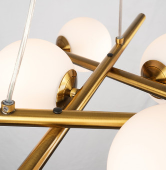 Modena Six Light Chandelier (AC11976BR)
