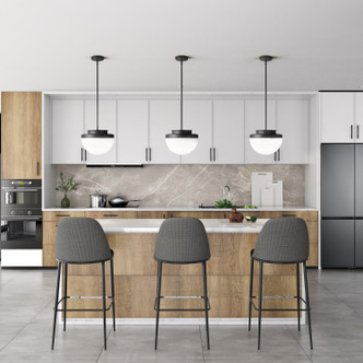 Dahlia One Light Pendant (AC12010BK)