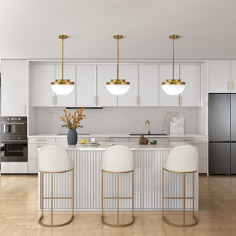 Dahlia One Light Pendant (AC12010BR)