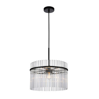Ava One Light Semi Flush Mount (AC12081BK)