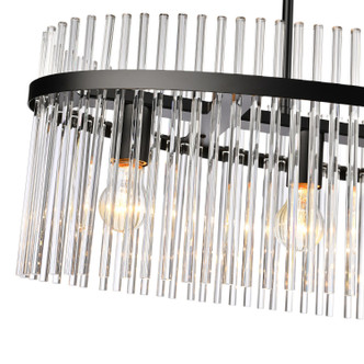 Ava Four Light Island Pendant (AC12084BK)