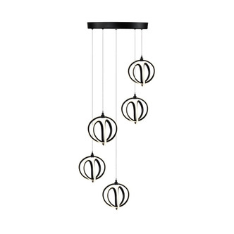 Rose Collection LED Chandelier (AC6735BK)