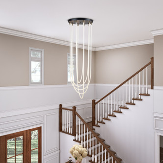 Cascata LED Chandelier (AC6812BK)