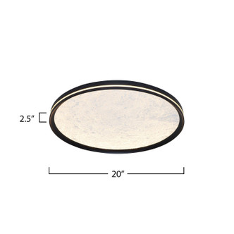 Luna LED Flush Mount (AC6875BK)