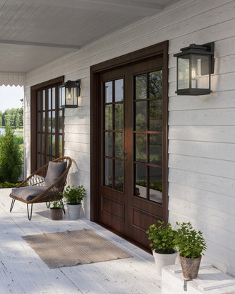 Fulton One Light Outdoor Wall Mount (AC8290ORB)