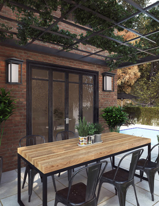 Overbrook LED Outdoor Wall Mount (AC9131BK)