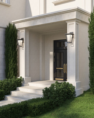 Weybridge One Light Outdoor Lantern (AC9182BK)