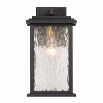 Artcraft - AC9270BK - One Light Outdoor Wall Sconce - Estate - Black Brass