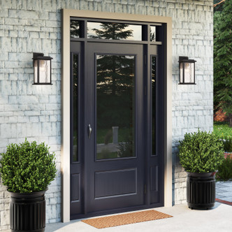 Estate One Light Outdoor Wall Sconce (AC9270BK)