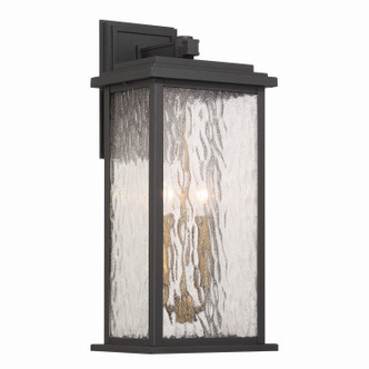 Artcraft - AC9272BK - Two Light Outdoor Wall Sconce - Estate - Black Brass