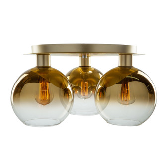 Morning Mist Three Light Semi-Flush Mount (SC13282GD)