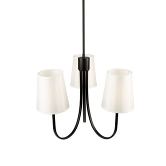 Rhythm Three Light Chandelier (SC13333BK)