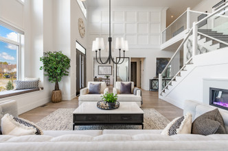 Rhythm Five Light Chandelier (SC13335BK)