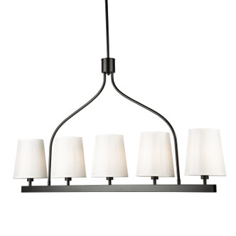 Rhythm Five Light Island Pendant (SC13336BK)