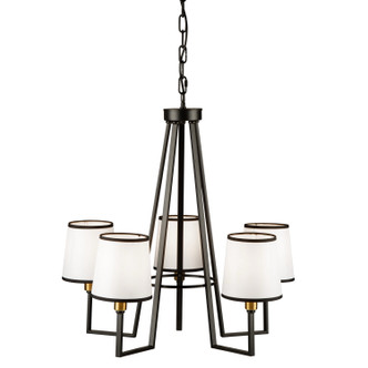 Coco Five Light Chandelier (SC13345BK)