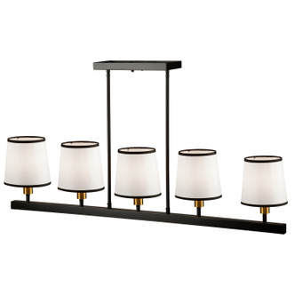 Coco Three Light Semi-Flush Mount (SC13346BK)