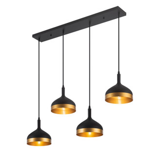 Dash Four Light Island Pendant (SC13354BK)