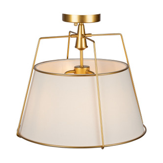 Pullman Three Light Semi-Flush Mount (SC13362BR)