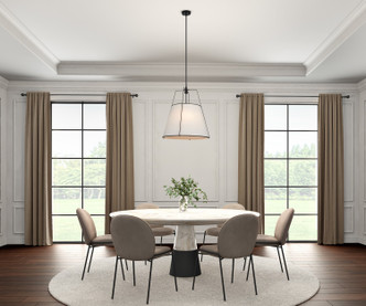Pullman Four Light Pendant (SC13364BK)