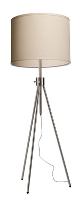Artcraft - SC589OM - Four Light Floor Lamp - Mercer Street - Oatmeal