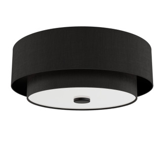 Hunter - 48123 - Two Light Flush Mount - Brookside - Matte Black