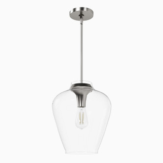 Hunter - 49010 - One Light Pendant - Vidria - Brushed Nickel