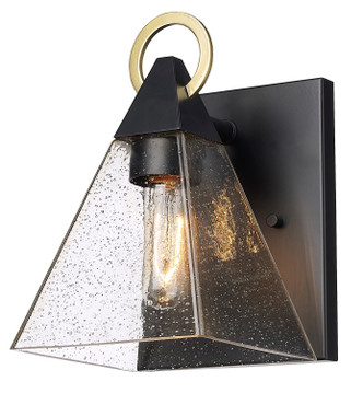 Dewitt One Light Outdoor Wall Lantern (1040BK)