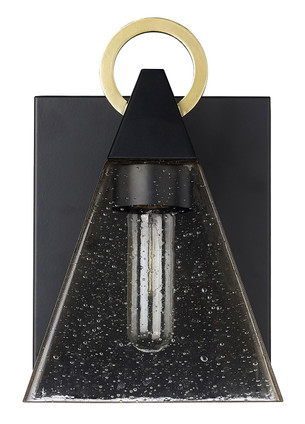 Dewitt One Light Outdoor Wall Lantern (1040BK)