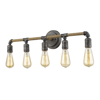 Acclaim Lighting - IN41329AGY - Five Light Vanity - Grayson - Antique Gray Acclaim Lighting - IN41329AGY - Five Light Vanity - Grayson - Antique Gray