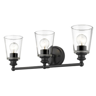 Ceil Three Light Vanity (IN41402BK)